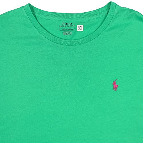 POLO RALPH LAUREN Men's Classic Fit Crew Neck Jersey Cotton T-Shirt (Cabo Green, X-Large, XL)2