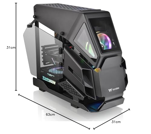 Miniatura 6 de Thermaltake AH T200 Black PC-Chassis Micro-ATX