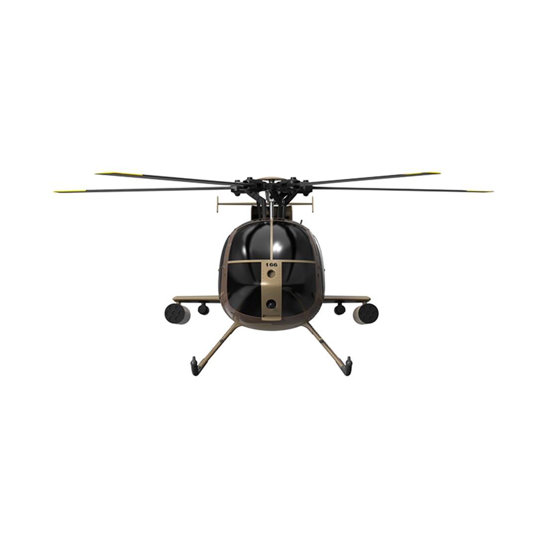 RC Elicottero, C189 MD500 1:28 Elicottero, Modello di Aeroplano a Unico Rotore con Giroscopio 4CH, Aeroplano RC Realistico per Appassionati di Aerei e Adulti (Versione RTF/Mimetismo)