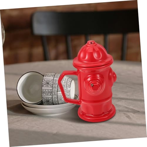 Mug bouche d'incendie rouge tasses décoratives pour le bureau - 4