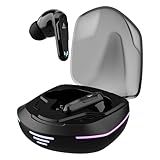 boAt Immortal 181 TWS Gaming in Ear Earbuds with Up to 40 Hrs Playtime,Quad Mics with Enx Tech,Beast Mode with 40Ms Latency,ASAP Charge,Ipx4,Iwp, RGB Led Lights, Btv5.3(Black Sabre)