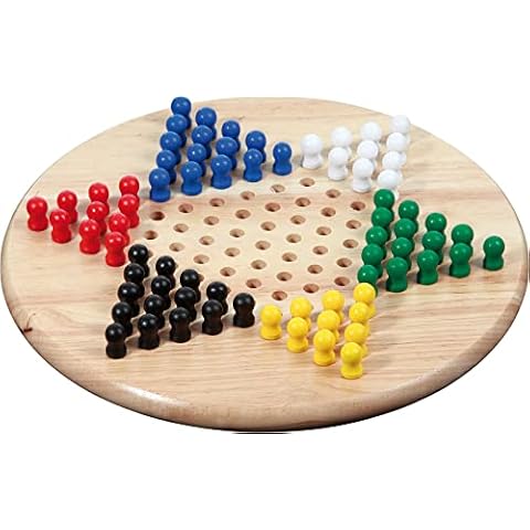 Philos-Spiele - Damas Chinas de Madera de Caucho para 2 Jugadores Cover