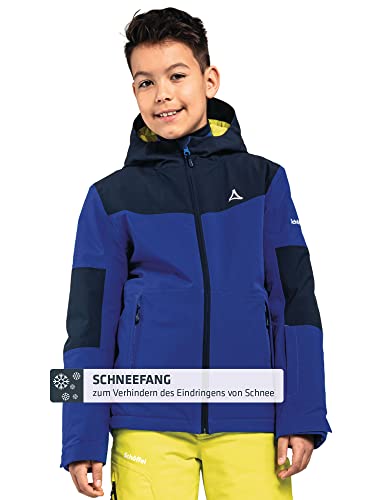 Foto von Schöffel Jungen Ski Jacket Joran B, wasserdichte, atmungsaktive Skijacke, Kinder Winterjacke mit 4-Wege-Stretch und Schneefang, cool cobalt, 152
