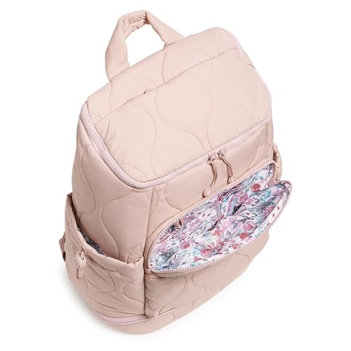 Vera Bradley Women's Featherweight Commuter Backpack Travel Bag, Rose Quartz, One Size3