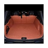 に適合する GLC X254 2023 2024 5/7 セット カー トランク マット カーゴ ライナー レザー リア ブート ラゲッジ クッション(茶色,5sets)