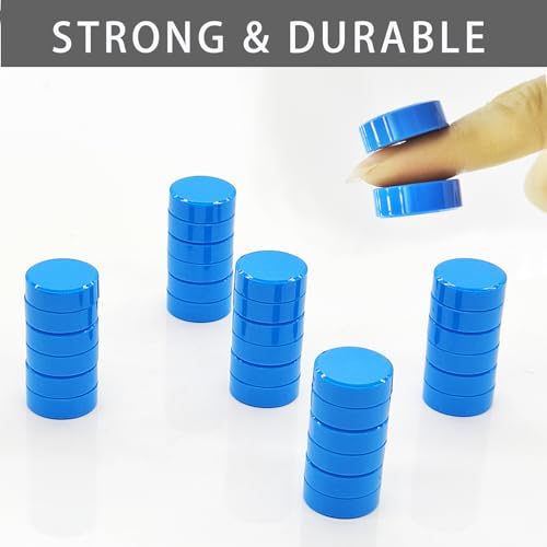 ZDZBLX Fridge Magnets 40 Pack, Strong Small Whiteboard Magnets Heavy Duty, Mini Round Magnets for Crafts Fridge, Notice Board - Image 3