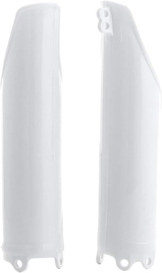 Acerbis Lower Fork Cover Set White - Fits: Honda CRF450R 2017-2018