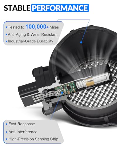 image for YZHIDIANF Upgraded Mass Airflow Sensor 22680-7S000 MAF Sensor Fit for: