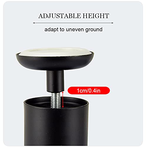 Patas de metal para muebles ajustables con tornillos de montaje 5