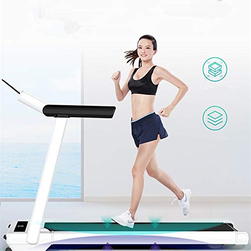 Image of Full-Folding Home Treadmill, Installation-Free, Small and Ultra-Quiet, LED Display Sports Walking Machine, Suspension Balance Shock Absorption (One Color-Schwarz)
