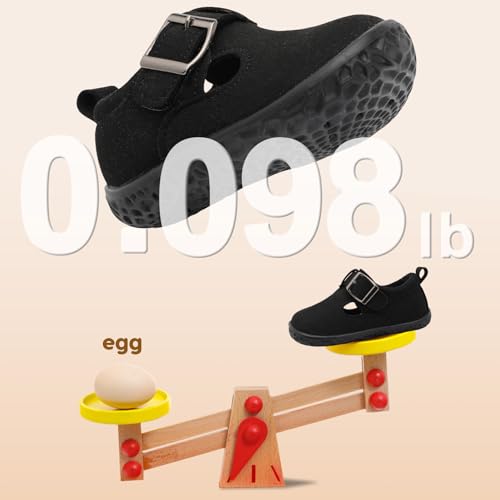 JOINFREE Toddler Shoes Girls Boys Lightweight Dress Shoes Wide Barefoot Flats Fashion School Shoe Kids Fall Walking Sneakers2