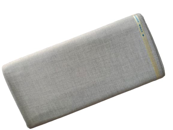 Unstitched Viscose Rayon Cotton Blend Sky (Light) Blue Self Woven Design Full/Half Safari Suits Blazers Fabric for Men's Boys Fashion Size - 2.50 meter-picture-32