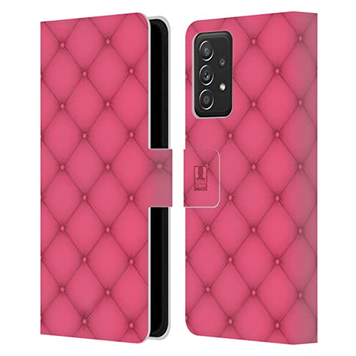 Étui Samsung Galaxy A53 5G Head Case Designs en cuir rose diamant avec portefeuille intégré