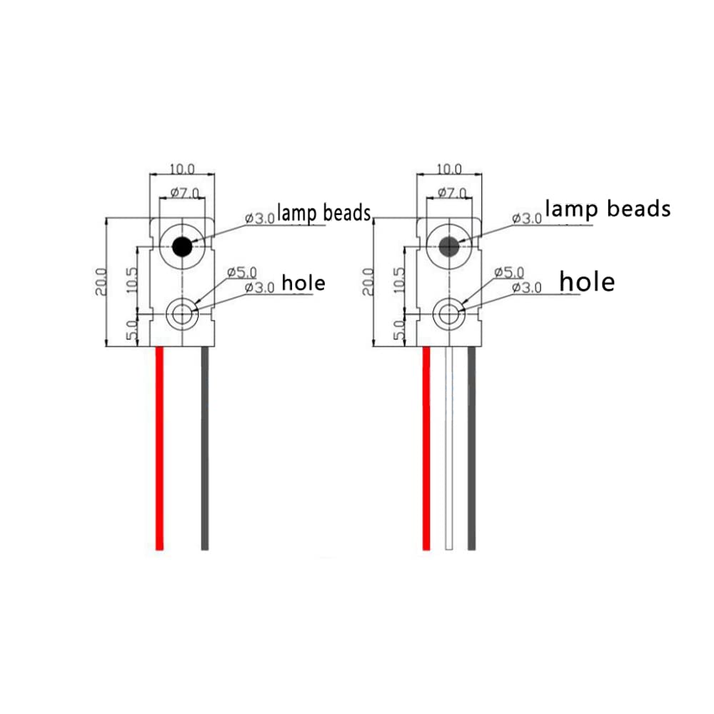 Treedix IR Break Beam Sensor 5MM LEDs Counting Module Split Through-Beam Photoelectric Switch — Amazon image 4