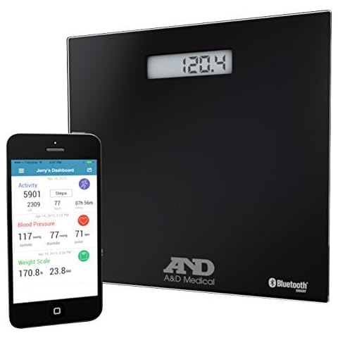 A&D Medical Wireless Connected Weight Scale, Black (UC-352BLE) by A&D Medical Cover