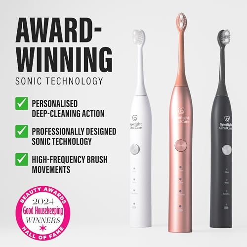 Spotlight Sonic Electric Toothbrush - Dentist-Approved, 9X Plaque Removal - Image 2