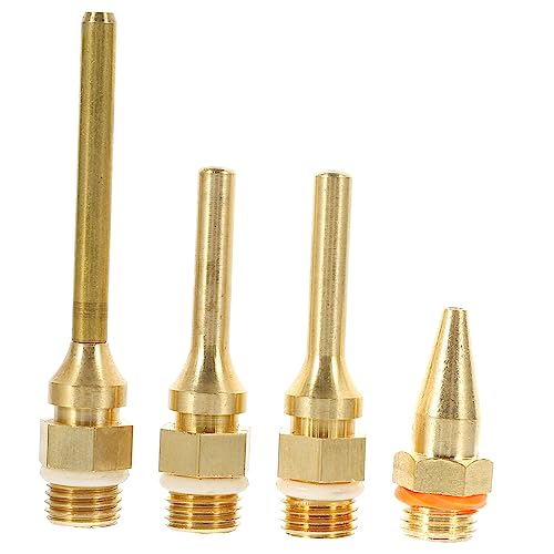 HOLIDYOYO Copper Nozzle Tip for Glue Interchangeable Hot Glue Tips for Craft Projects Random Color