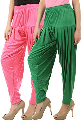 Image of Buy That Trendz Patiala Salwar for Women Viscose Patiala Pant Combo
