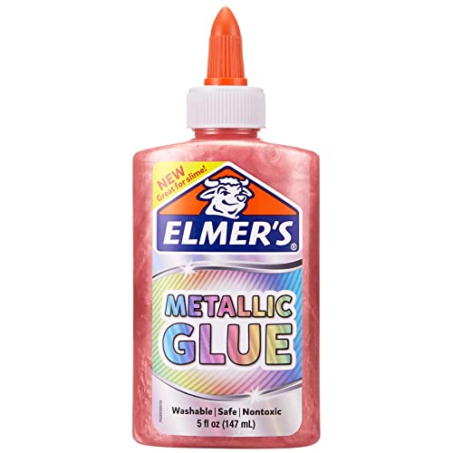 Elmers Metallic School Glue 5 Ounces Pink