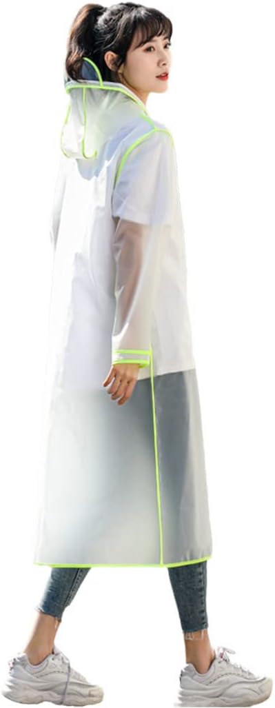 Man Transparent Waterproof Rain Coat Women Windproof Single-Person Rainwear Impermeable Environmental Travel