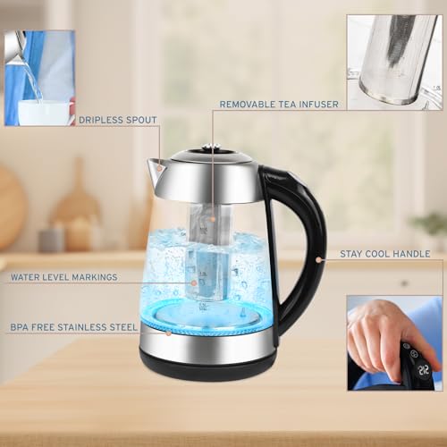 NELO Electric Kettle with Tea Infuser