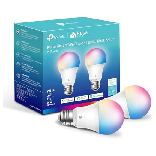 Kasa Smart Color Changing WiFi Bulbs