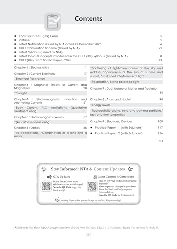 Image of Oswaal NTA CUET (UG) Chapter-wise Question Bank Physics For 2026 Exam (as per latest 27 Dec., notification) | PYQs & 800+ NCERT aligned MCQs |With Oswaal AI
