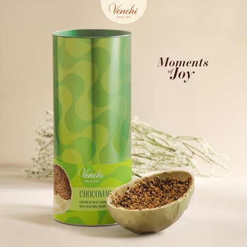 Venchi - Uovo di Cioccolato Chocoviar Pistacchio, 330 Gr, Gusto Cioccolato Bianco e Pasta di Pistacchio, Senza Glutine, con Sorpresa, Collezione Pasqua Venchi, Idea Regalo - Immagine 2