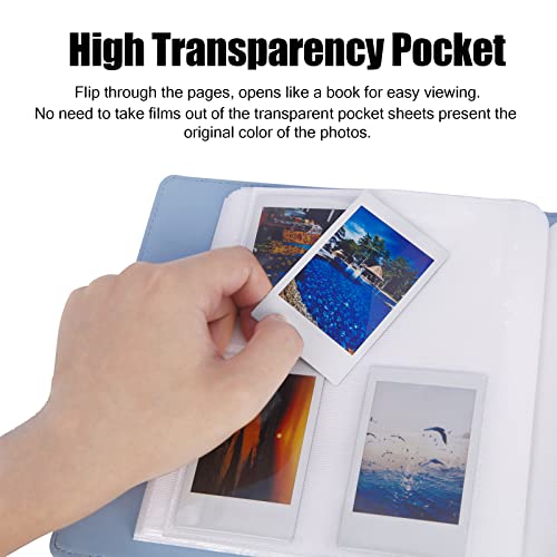 Álbum de fotos com 256 bolsos para mini câmera Fujifilm instax, álbum de fotos para Polaroid, capa d