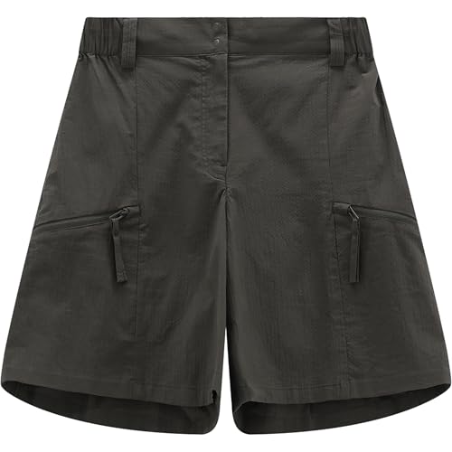 Bermuda Acacia femme vert thym XXS : short en toile d'été coupe droite