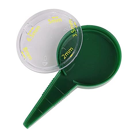Mumusuki 2PCS Garden Plant Seed Dispenser Sower Planter Seed Dial 5 Different Settings Seeder Gardening Tools Cover