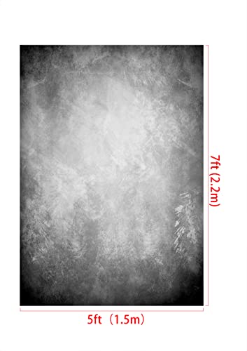 Kate 5Ft(W) X7Ft(H) Grey Backdrops Abstract Backdrop For Photographers Microfiber Old Master Grey Backdrops For Photography Studio Prop #TOP1