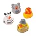 Rubber Ducks, Assorted Styles, 12 Pieces, Birthdays, Grand Events, Party Favors, Table Decorations, Treasure Chest Supplies (Safari)