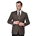 Teemlanny Men's Sport Coat Blazer Classic Fit 2 Button Houndstooth Stretch Suit Jacket for Casual Wear