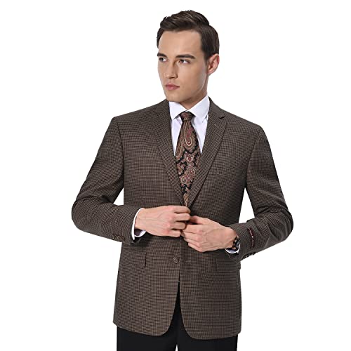 Men's Sport Coat Blazer Classic Fit 2 Button Stylish Stretch Suit Jacket for Daily Casual Outfits2
