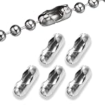 5 Pcs Stainless Steel Roller Blind Chain Connectors, Roller Blind Chain Connectors, Blind Cord Connector Safety Device, Fits 4.5mm Roller, Roman and Vertical Blinds