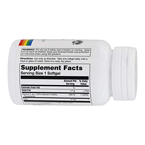 Solaray Vitamin E Alpha 400, 50 Ct #TOP1
