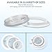 4 Inch Boat Hatch 2 Pack,Boat Deck Plates Round Non-Slip Inspection Hatch with Clear Detachable Cover,Marine Access Hatch Deck Hatches for RV Boat Yacht Kayak Outdoor Mount-Screws Included（White）