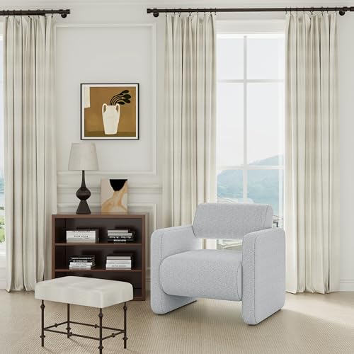 Sillón Plegable Confort Tela Gris miniatura 7
