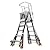 Little Giant Ladder Systems 18509-240 Aerial Safety Cage Fiberglass, 5'-9'