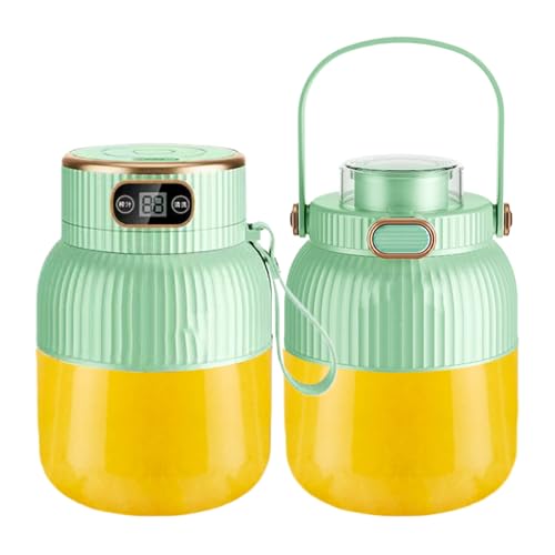 Juicer - Máquina de mezcla de alimentos (recargable, Juicer de pantalla digital, procesamiento de alimentos compactos, 600 ml, máquina de mezcla de alimentos compactos, 600 ml de capacidad para