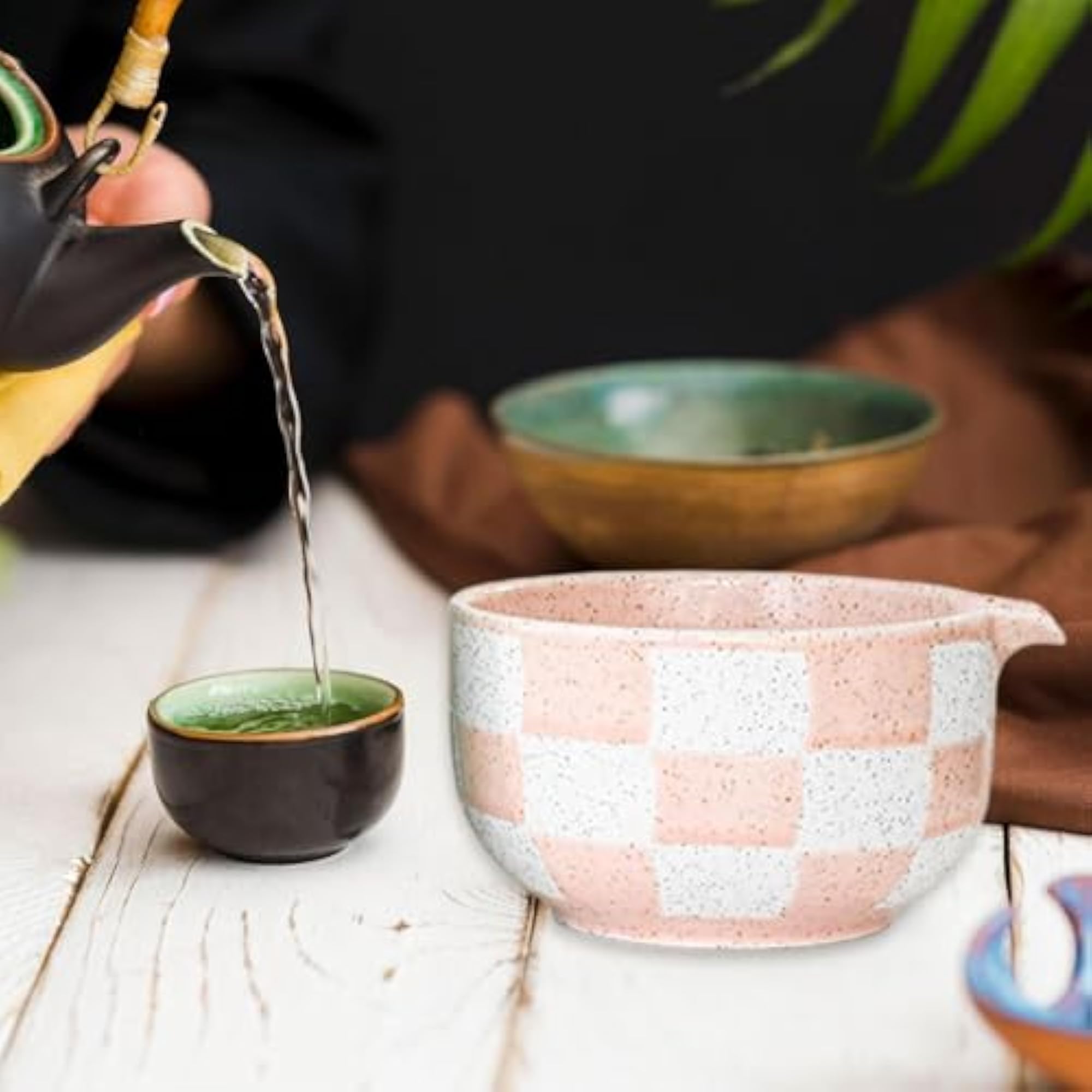 Ceramic Matcha Tea Bowl, Traditional Tea Making