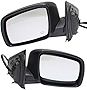 Kool Vue Power Mirror compatible with Dodge Journey 09-18 Right and Left Side Manual Folding Heated and One Touch SXT/R/T Models Paintable