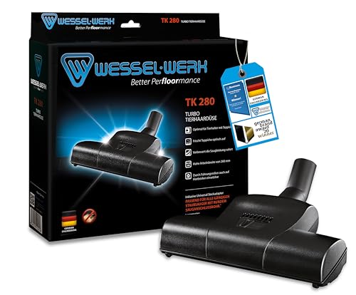 Wessel-Werk TK 280 Tierhaardüse 35mm | Turbobürste | Ideal für Haustierbesitzer und Allergiker | entfernt Katzen- und Hundehaare | inkl...