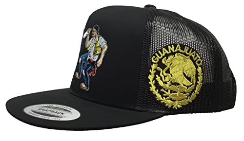 El Borracho y el valiente de Guanajuato gorra negra miniatura 2