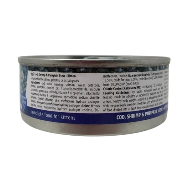 Farmina N&D Ocean Kitten Pastete Katzenfutter(Nassfutter, mit hochwertigen Vitaminen und natürliche Antioxidantien, ohne Mais, Zutaten: Thunfisch, Kabeljau, Garnelen und Kürbis, Portionsgröße: 70 g) – Bild 3