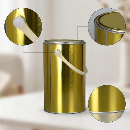 Bote de pintura vacío con tapa Gralara 6l para suministros de bricolaje 3