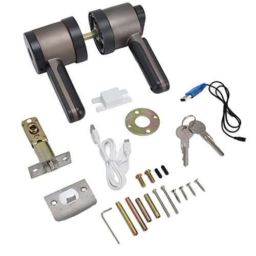 Fechadura eletrônica, trava segura antifurto, para porta de impressão digital, à prova de ferrugem c