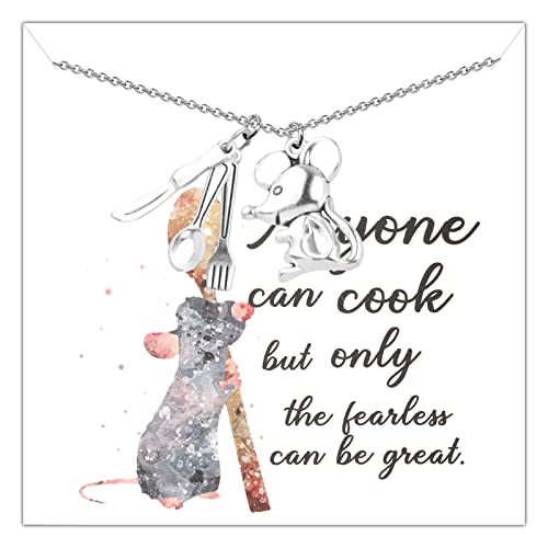 KUIYAI Remy Movie Merchandise Quote Gift Mouse Chef Gift Remy Rat For Cartoon Fans (RemyMouseNC)