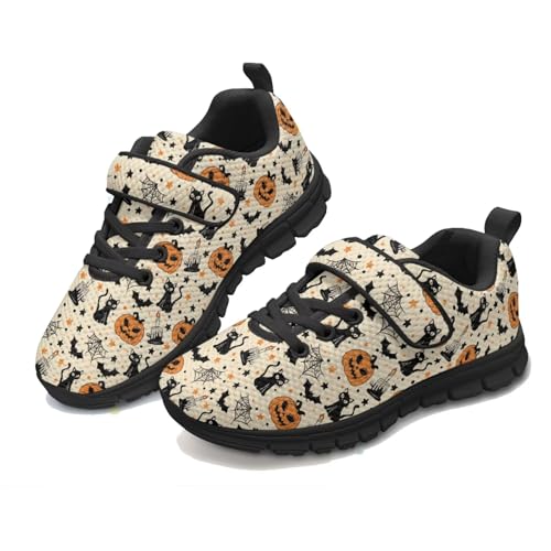 Fox Blossom Shoes for Girls Little Kids Hook and Loops Sneakers for Tennis Running School Walking Shoes Breathable Lightweight
